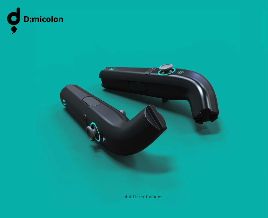 디미콜론, 가변형 VR 컨트롤러 '듀오패드(Duuo Pad)' 출시 예정